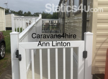 Holiday Static Caravan for Hire With Decking