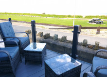 HOLIDAY CARAVAN FOR HIRE NORTH WALES. SEA FRONT POSITION.