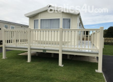 3 Bedroom Holiday Static Caravan To Hire With Decking