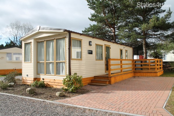 Front View of Caravan with Parking Bay. Front View of Caravan with Parking Bay.